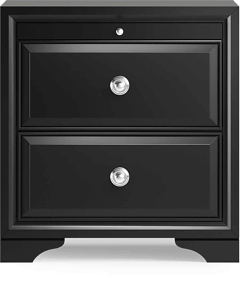 Belcourt Black Black,Colors Nightstand Rooms To Go