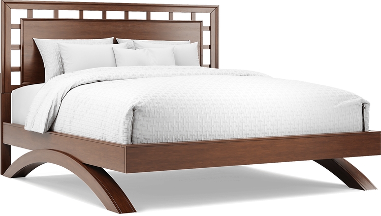 3 pc king lattice arch bed