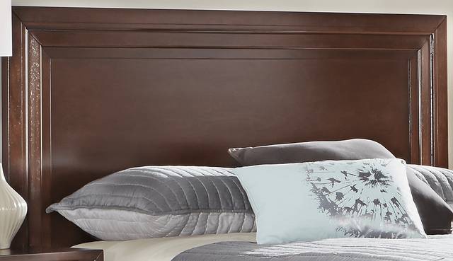 Belcourt Brown Cherry 3 Pc King Panel Arch Bed - Thumbnail - Image 4
