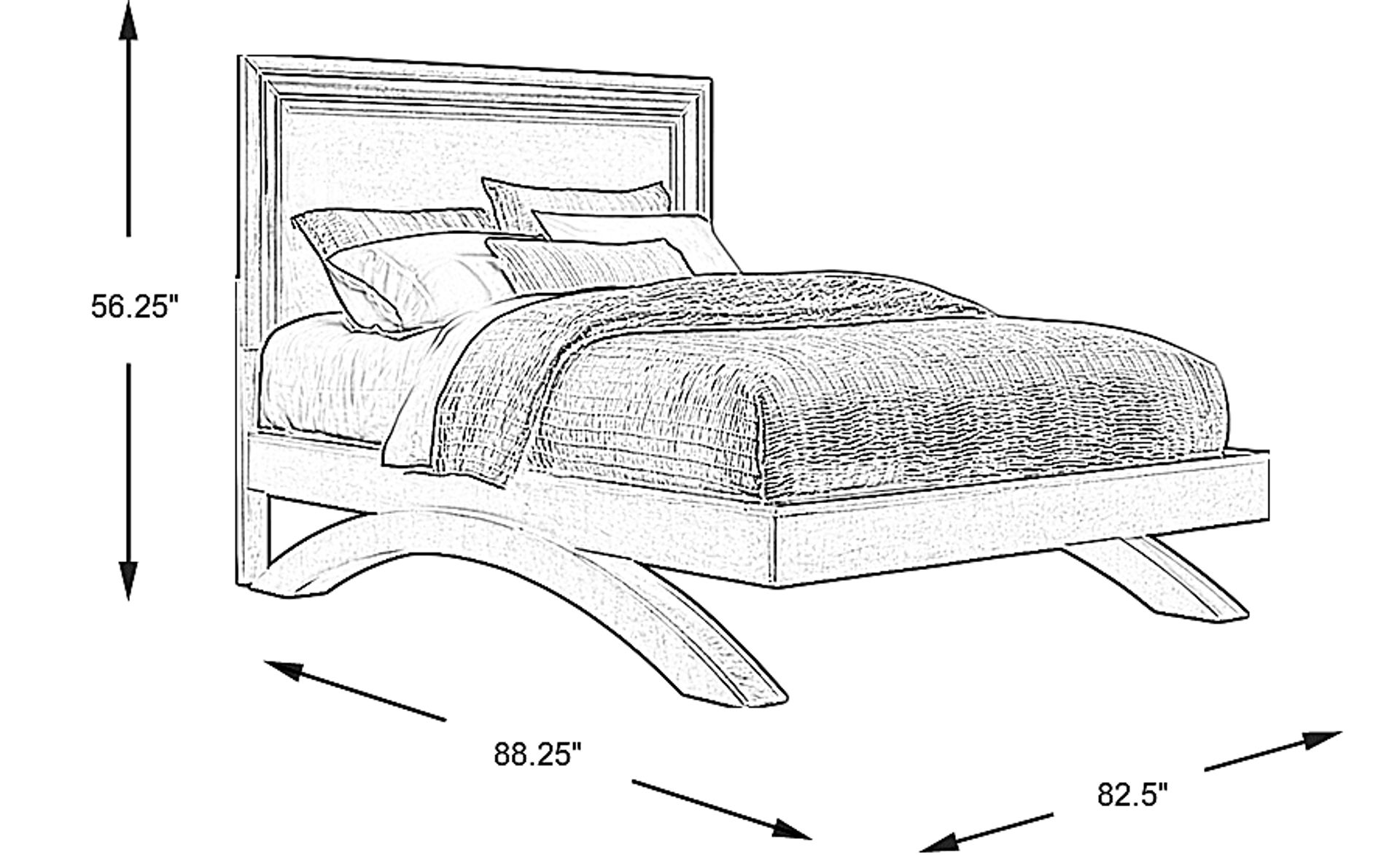 Dimension Image. Please refer to the Dimension Tab on this page for dimension details.