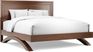 Belcourt Brown Cherry 3 Pc King Panel Arch Bed