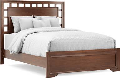 3 pc queen lattice bed