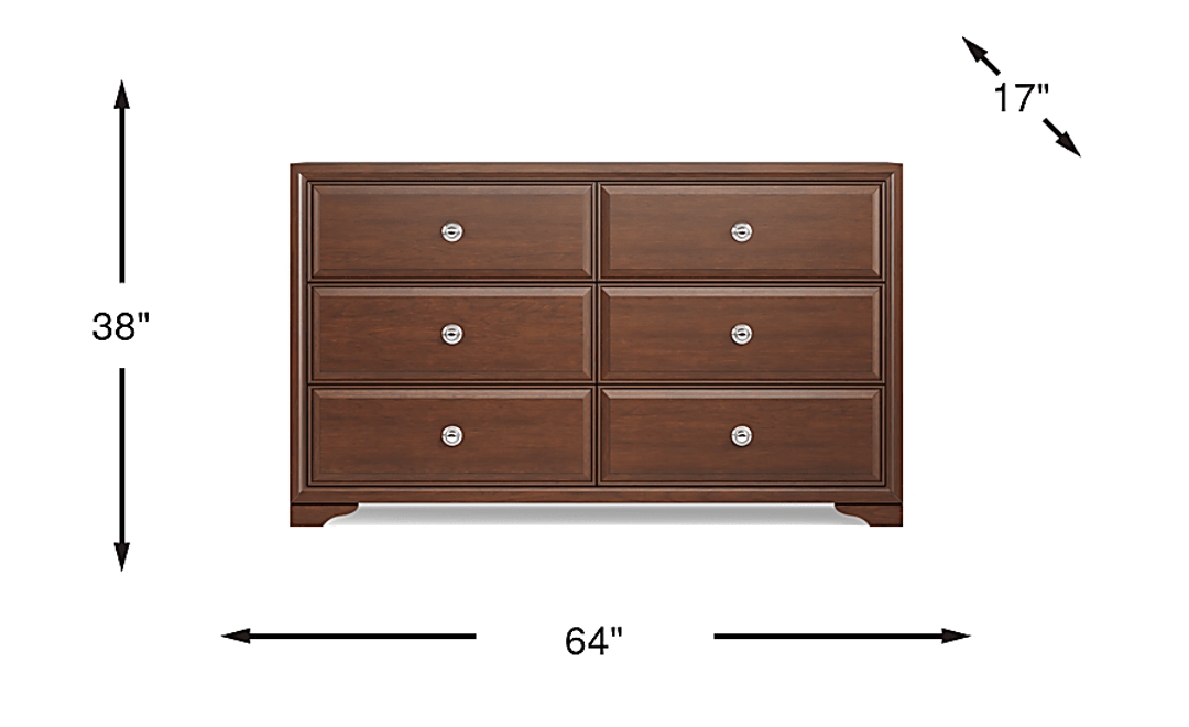 Belcourt Brown Cherry Dresser