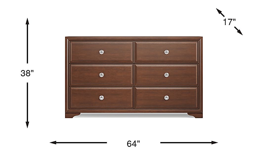 Belcourt Brown Cherry Finish Dresser