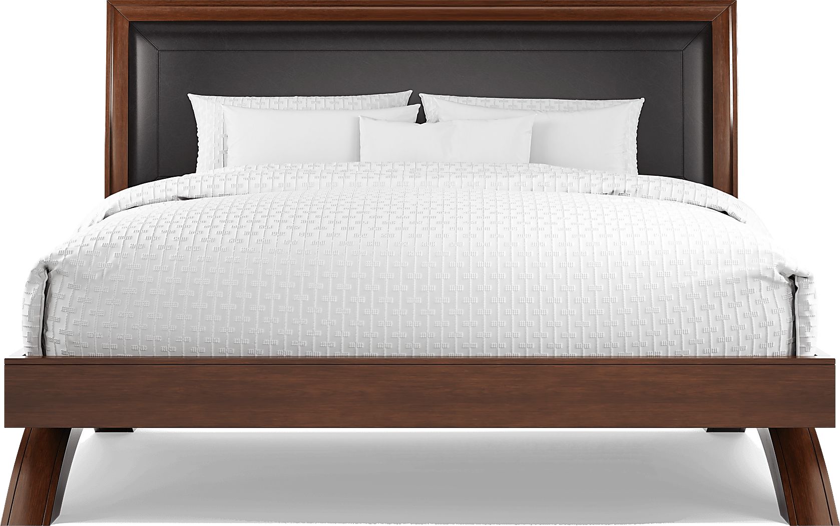 Small Spaces Belcourt Upholstered Arch Bedroom Set - Thumbnail 2