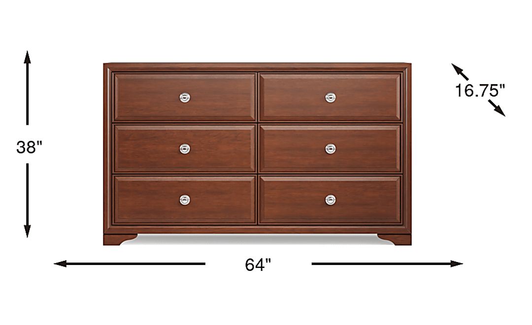 Belcourt Brown Cherry Finish Dresser