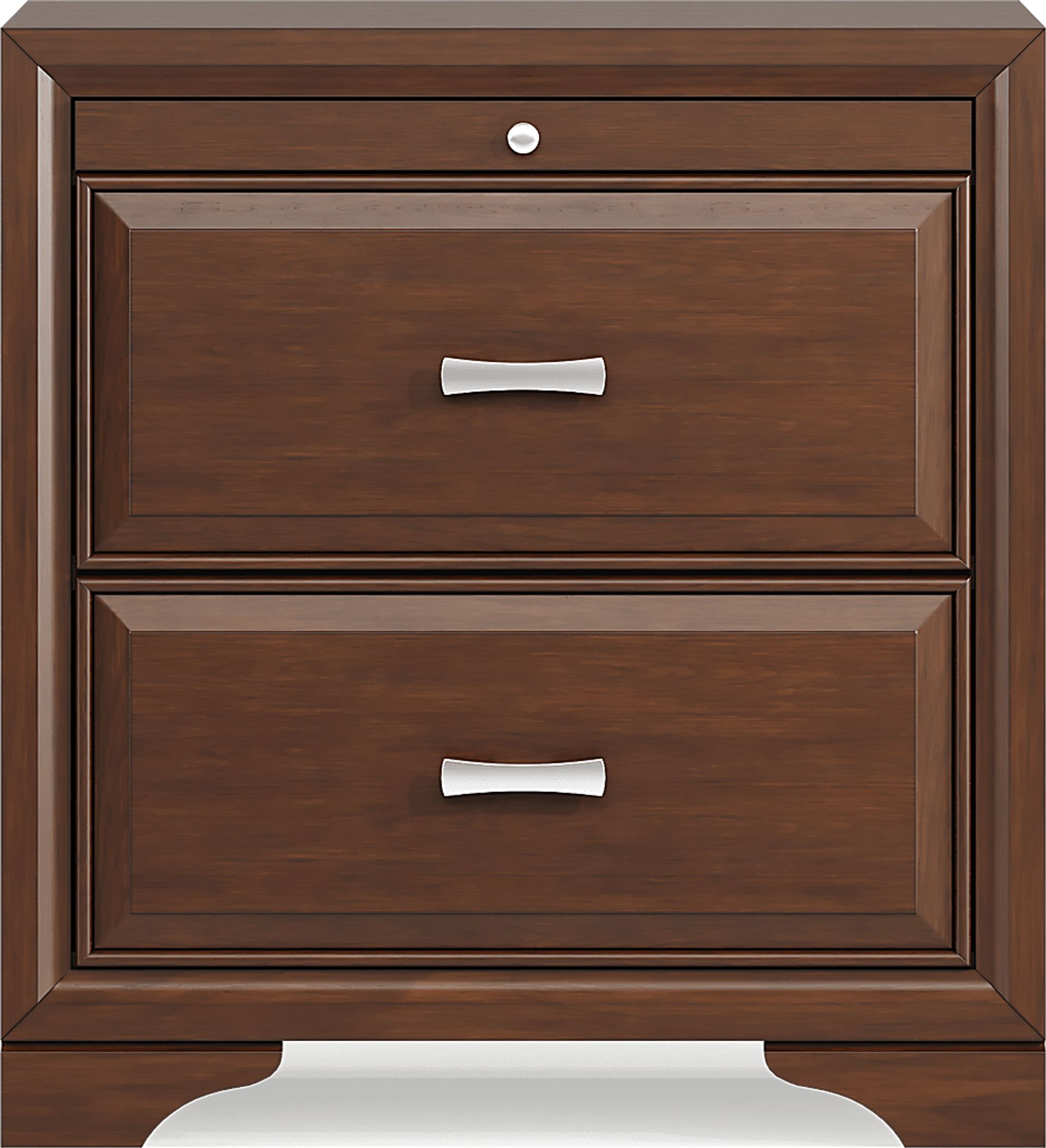 Belcourt Brown Cherry Finish 7 Pc Queen Lattice Bedroom - Image 13