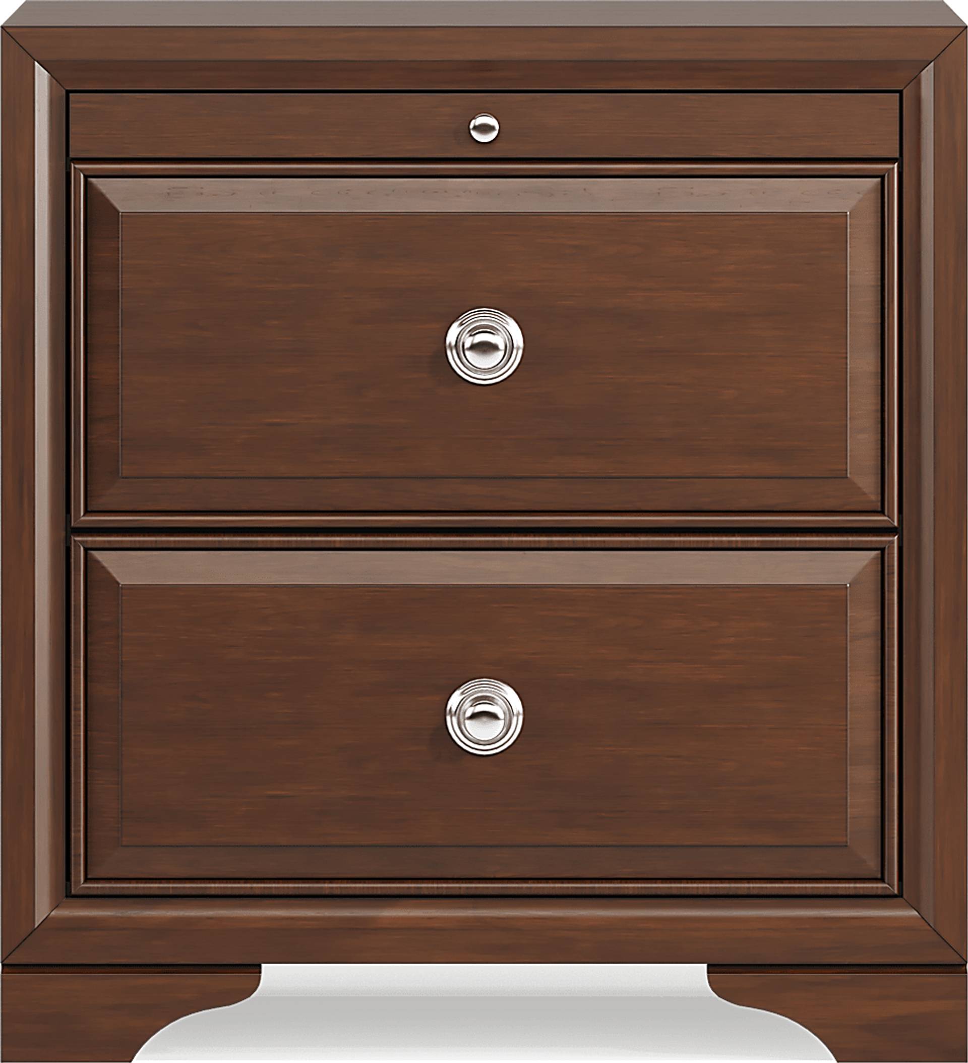 brown cherry nightstand