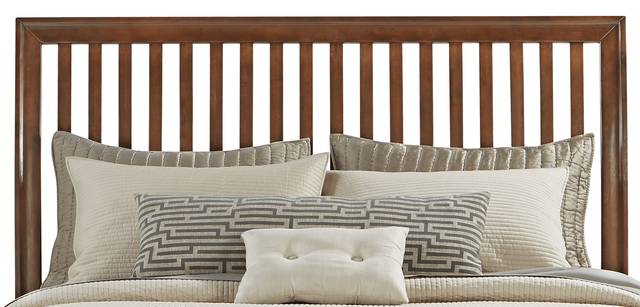 Belcourt Brown Cherry 3 Pc King Slat Bed - Thumbnail - Image 2