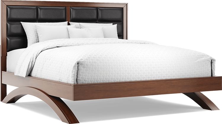 3 pc king upholstered platform bed