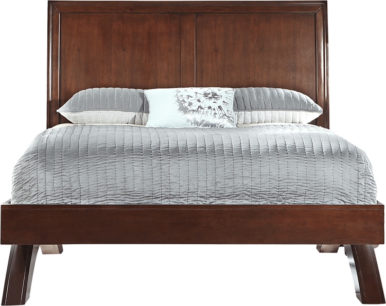 3 pc queen platform sleigh bed