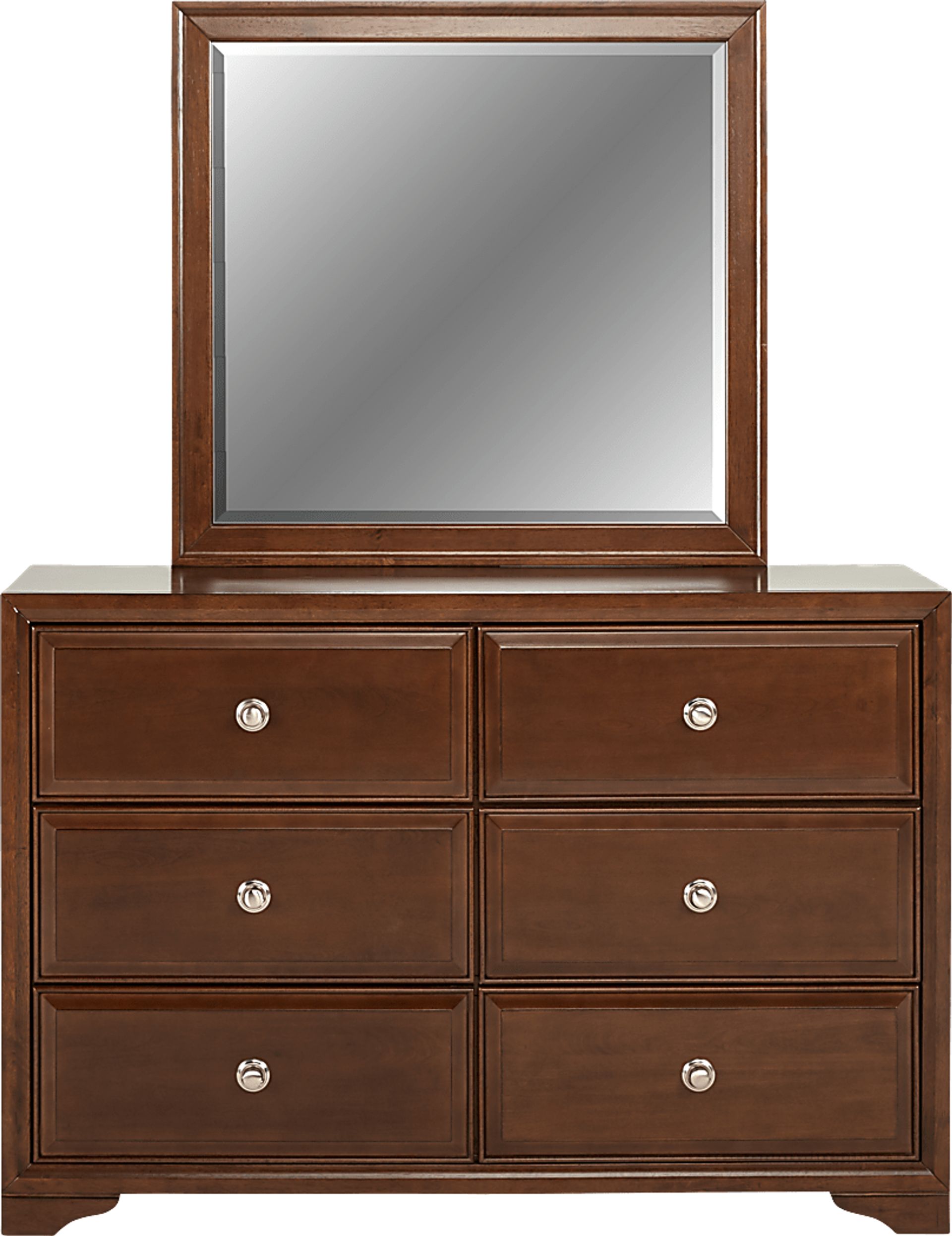 Belcourt Jr. Cherry Dresser & Mirror Set - Image 1