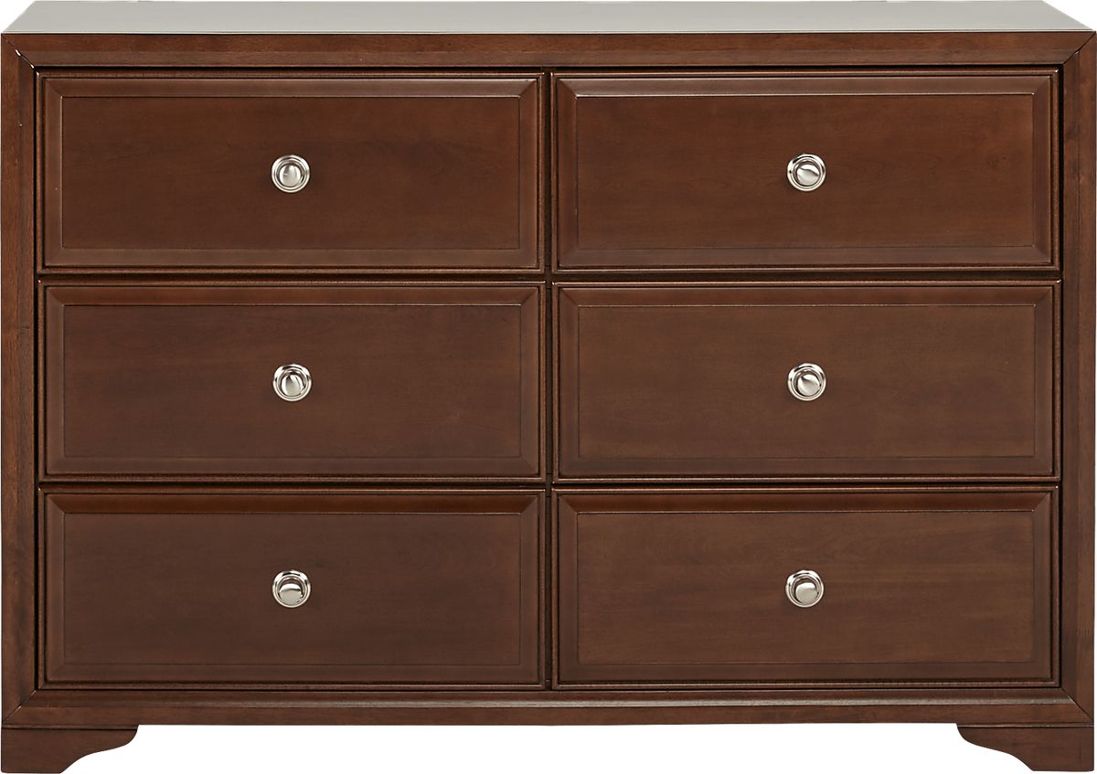 Belcourt Jr. Dark Cherry Wood Dresser Rooms to Go