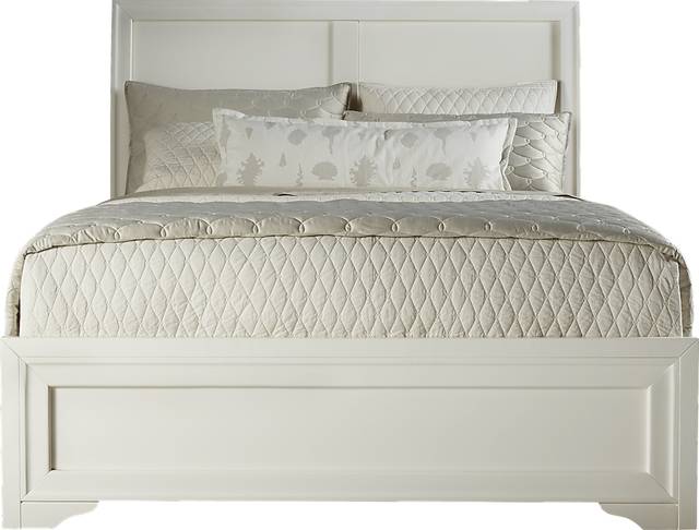 Belcourt White 5 Pc King Sleigh Bedroom - Thumbnail - Image 3