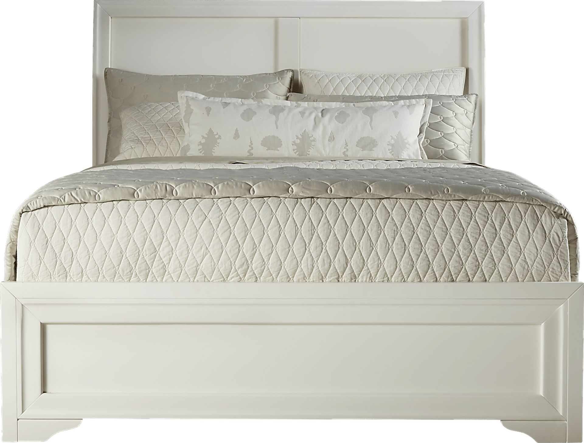 Belcourt White 5 Pc King Sleigh Bedroom - Image 3