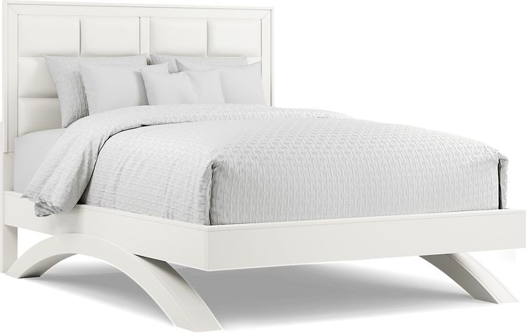 3 pc king upholstered platform bed