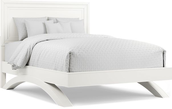 Belcourt White 3 Pc Queen Panel Arch Bed