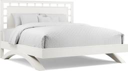 3 pc queen lattice platform bed