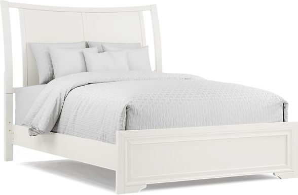 Belcourt White 3 Pc Queen Sleigh Bed