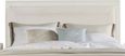 Belcourt White 3 Pc Queen Upholstered Sleigh Bed