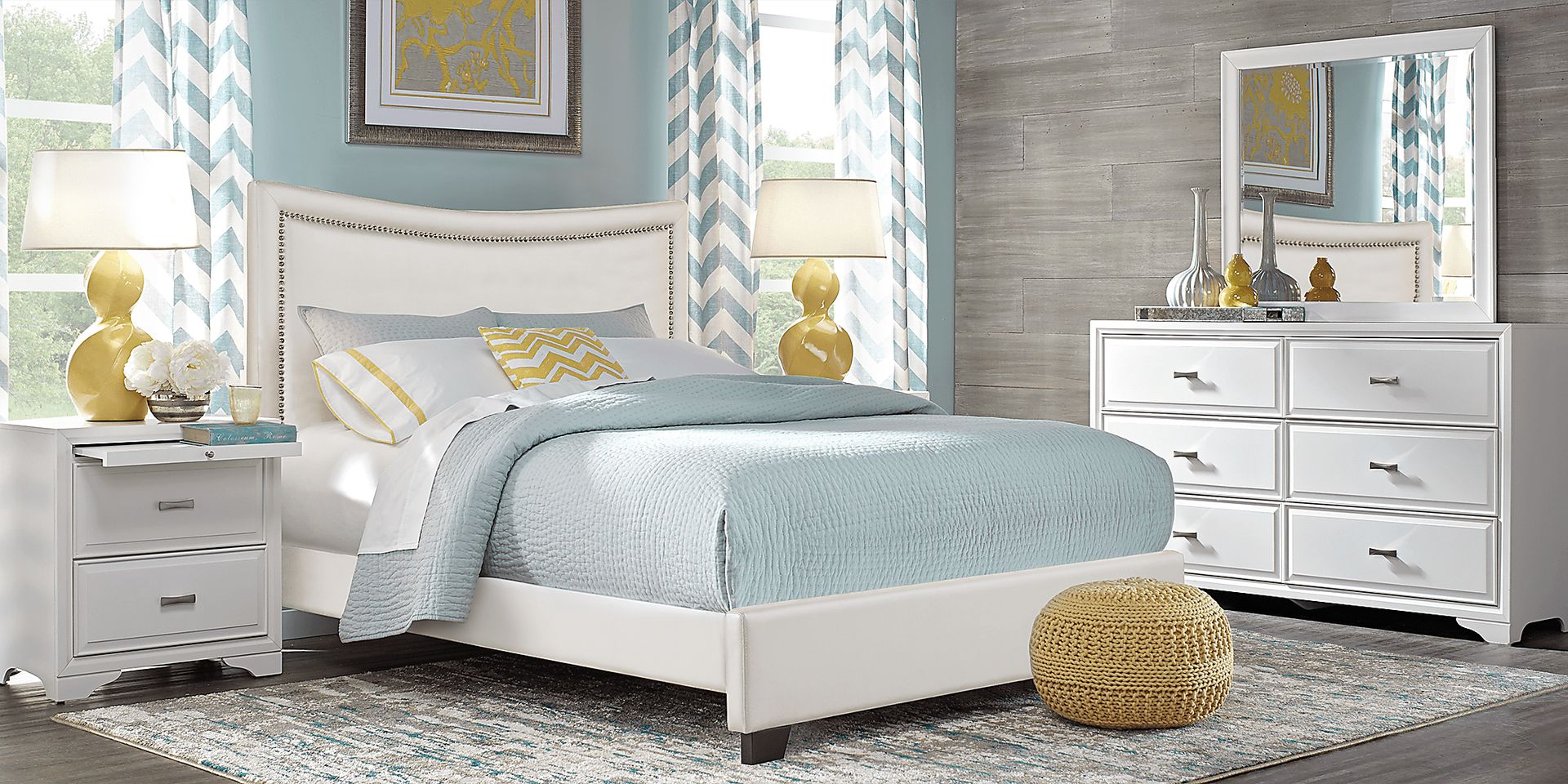 Genoa Ivory 3 Pc King Bed - Image 2