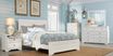 Belcourt White 5 Pc King Panel Bedroom