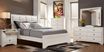 Belcourt White 5 Pc King Upholstered Bedroom