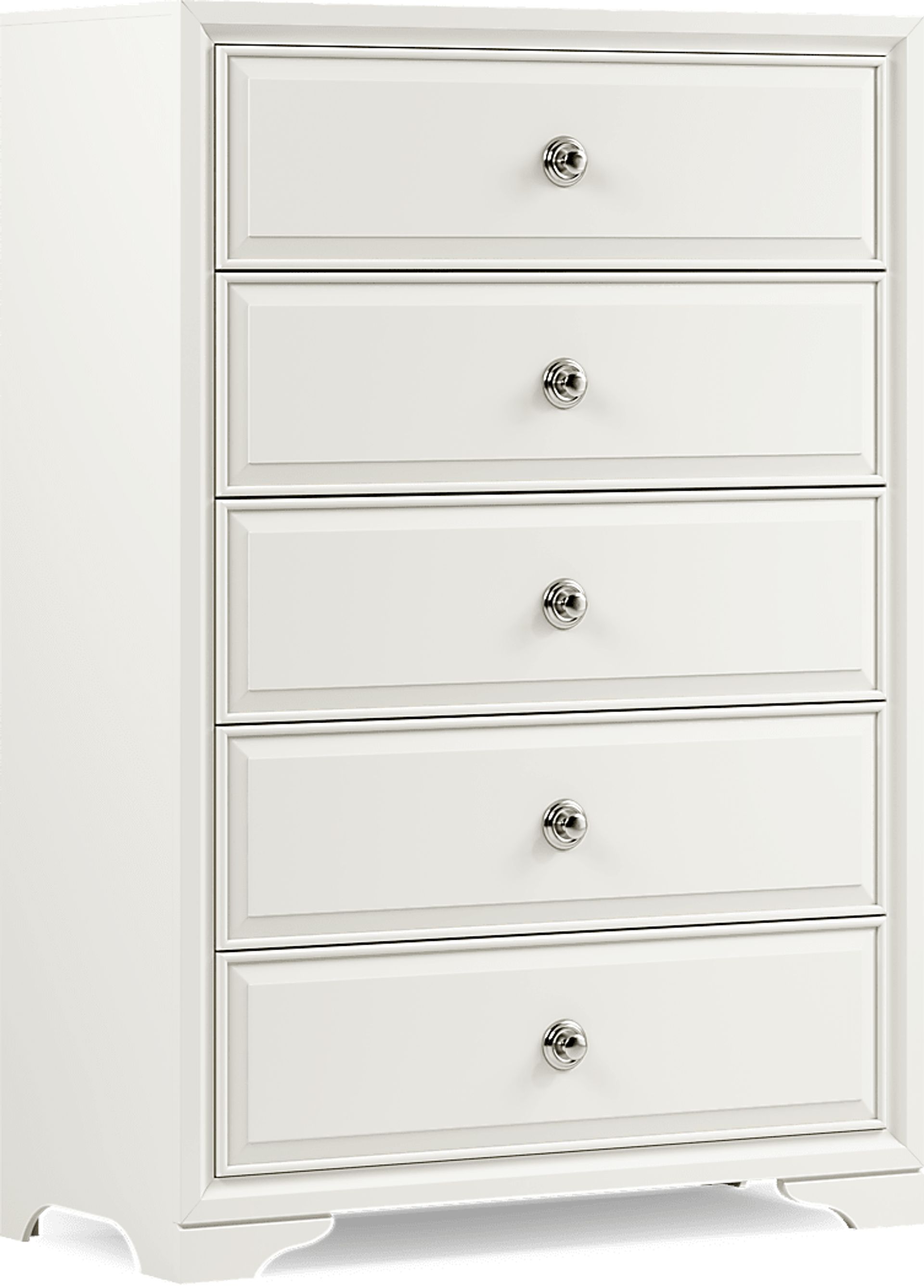 Belcourt White 5 Pc Queen Panel Bedroom - Image 8
