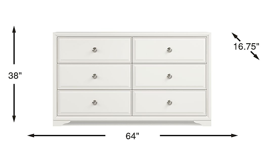 Belcourt White Dresser