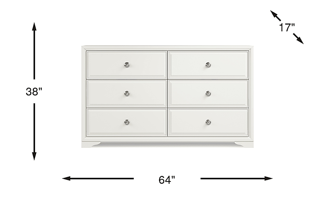 Belcourt White Dresser