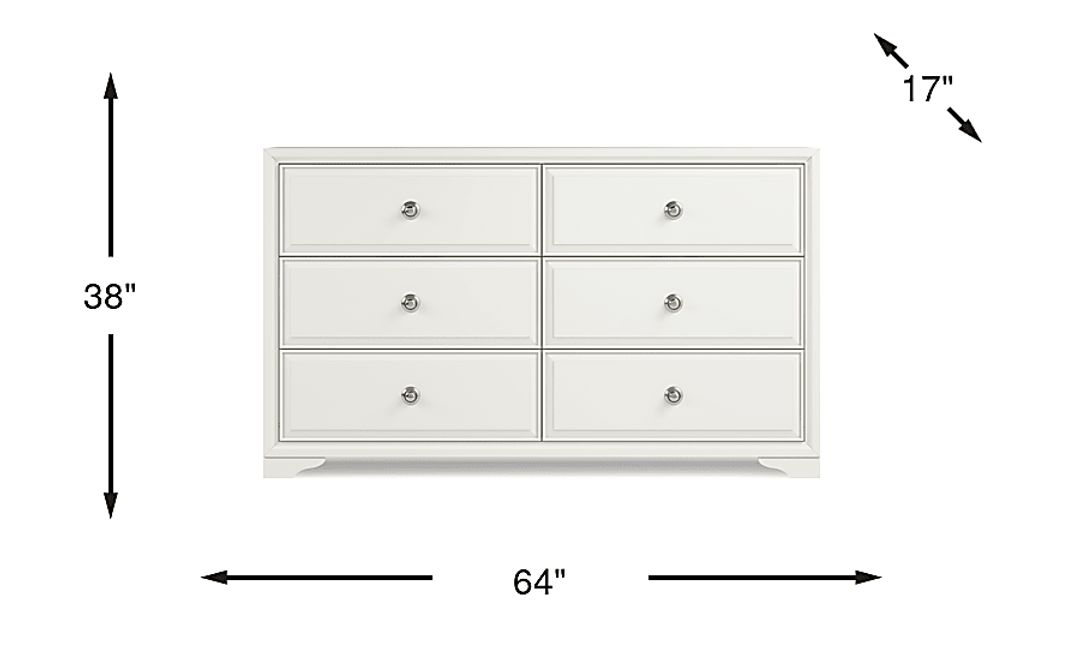 Belcourt White Dresser