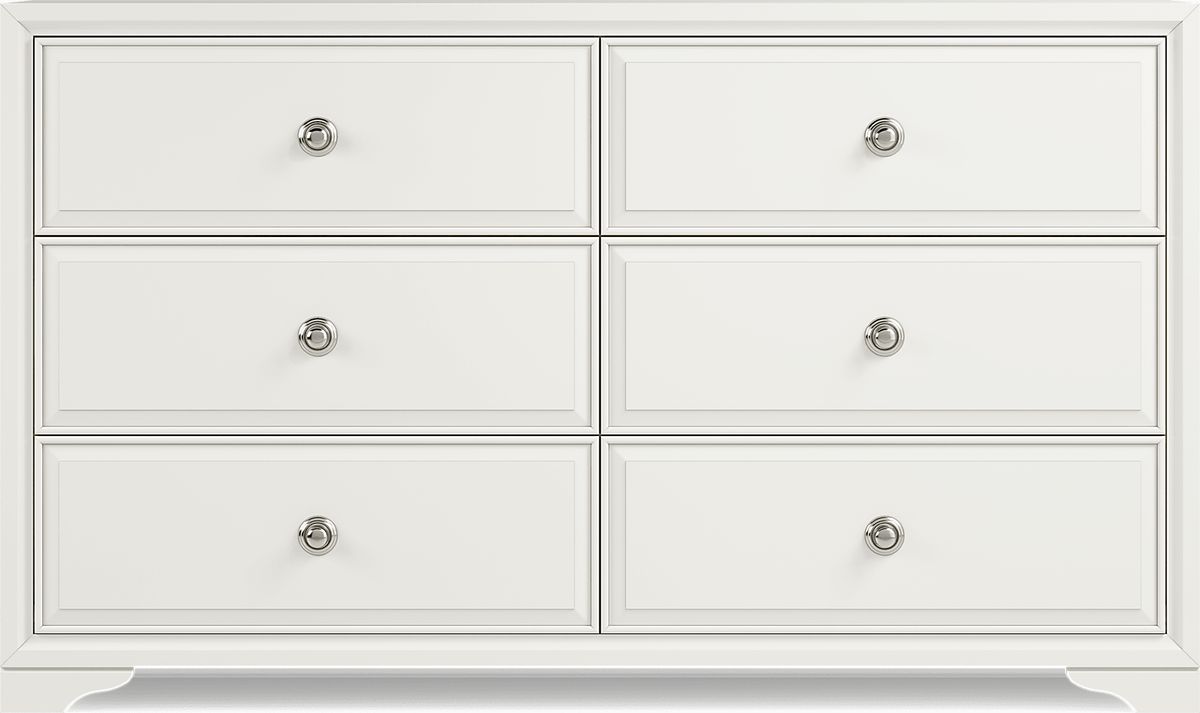 Belcourt 5 Pc White Colors,White King Bedroom Set With Dresser, Mirror