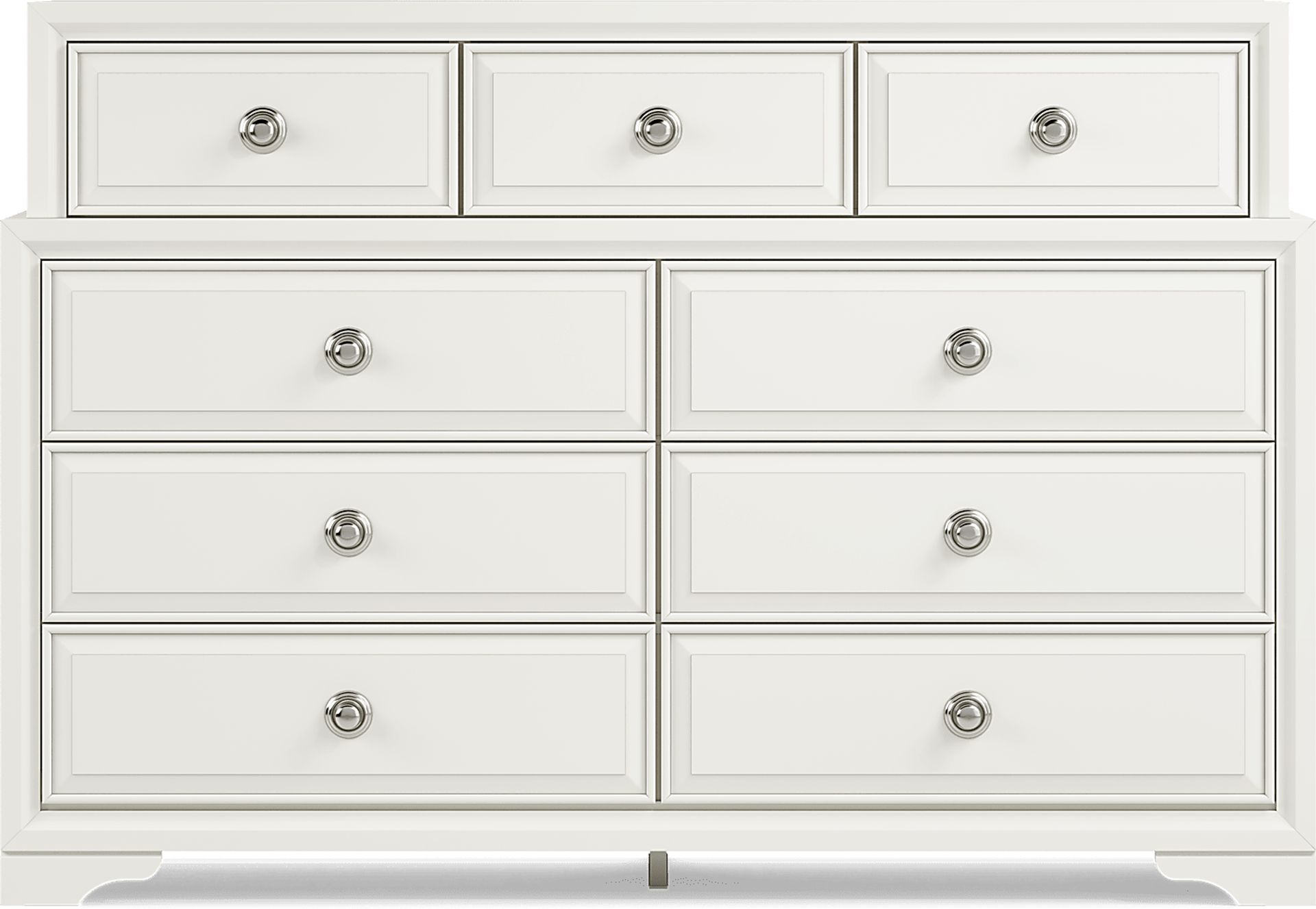 Belcourt White 7 Pc Queen Slat Bedroom - Image 3