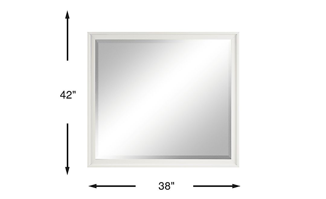 Belcourt White Mirror