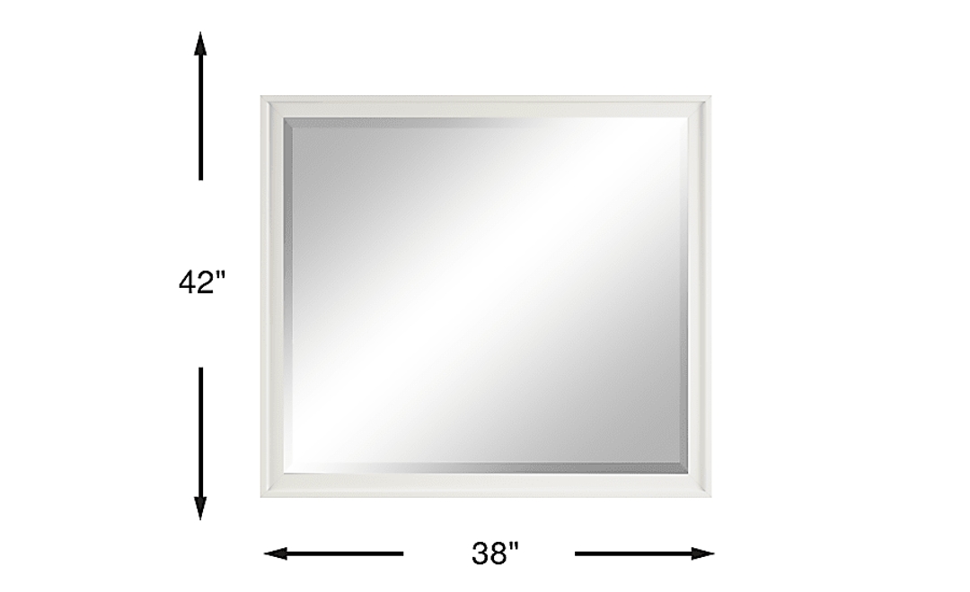 Belcourt White Mirror