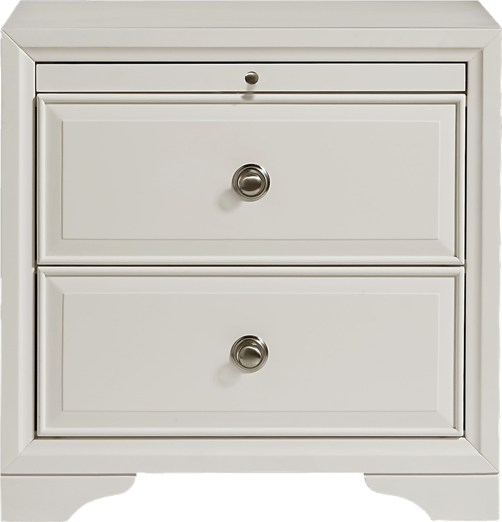 Belcourt White 7 Pc Queen Slat Bedroom - Image 9