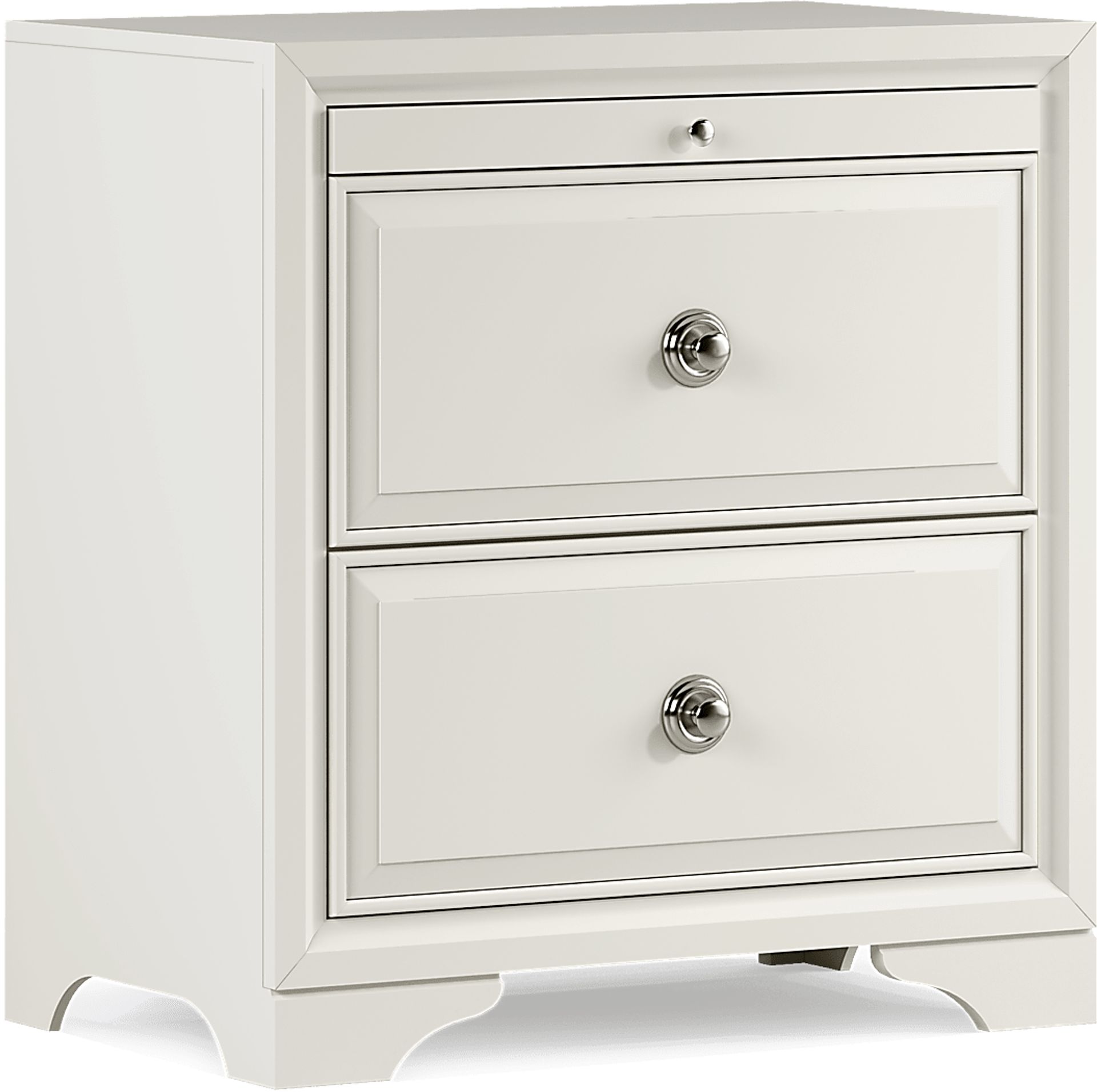 Belcourt 7 Pc White Colors,White Queen Bedroom Set With Dresser 