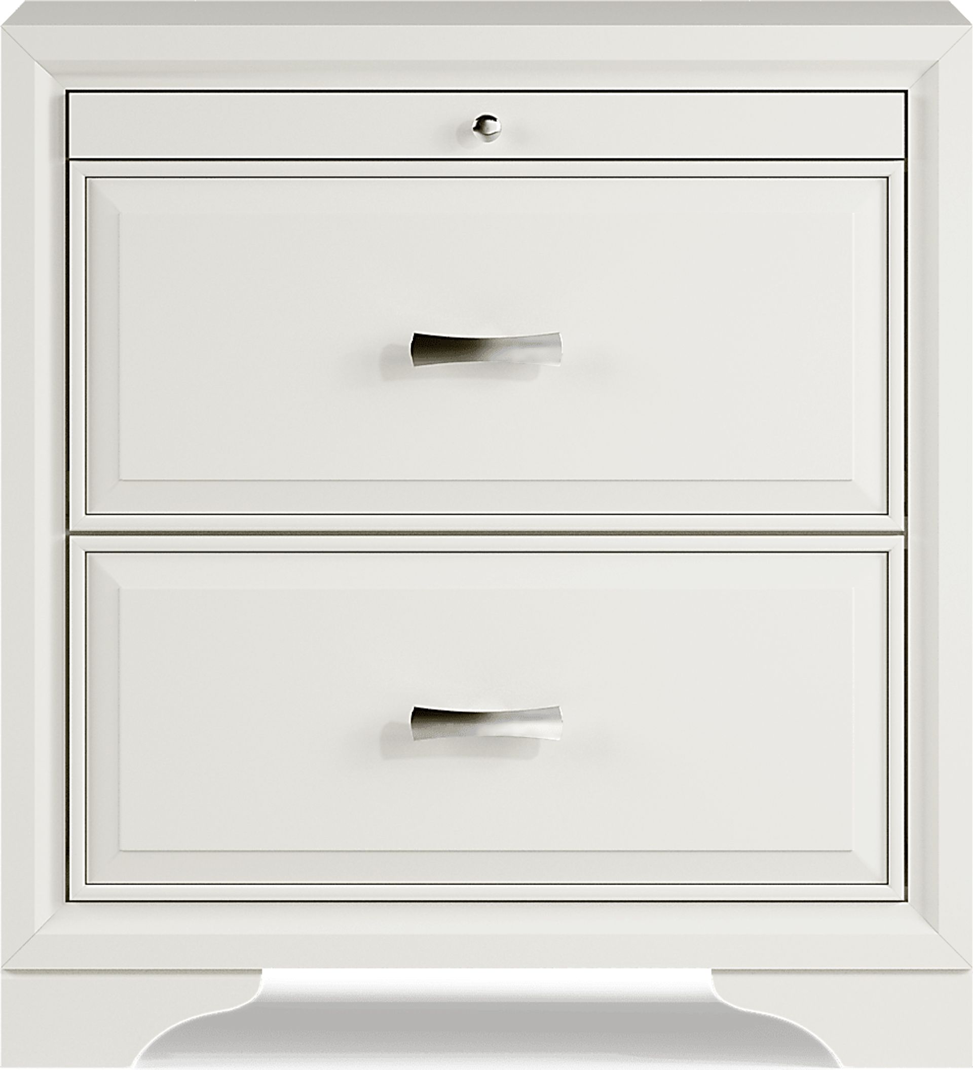 Belcourt White 7 Pc Queen Slat Bedroom - Image 8