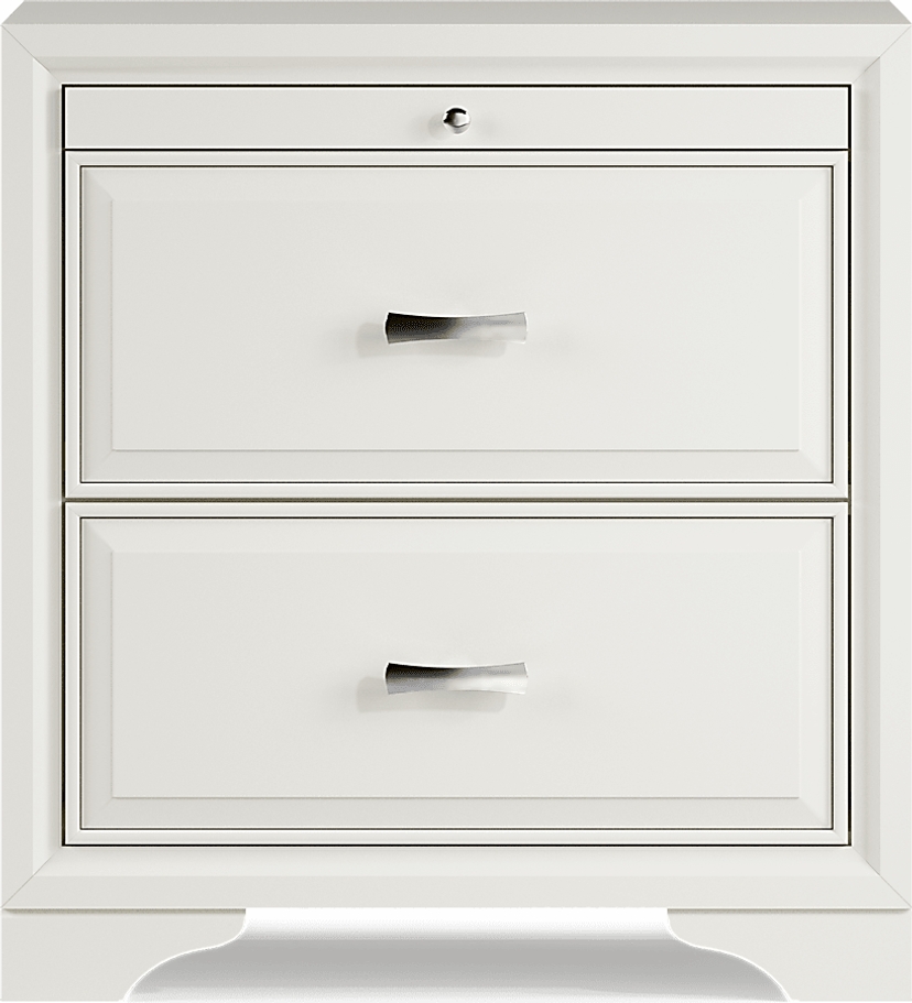 Belcourt White Nightstand