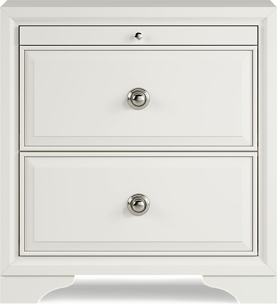 Belcourt White Nightstand