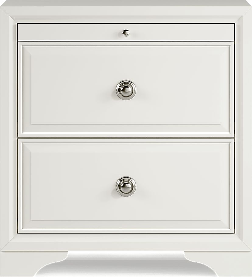 Belcourt White Nightstand