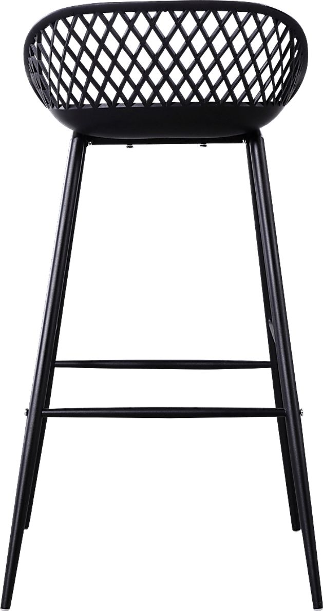 Belcross Black Outdoor Barstool - Rooms To Go