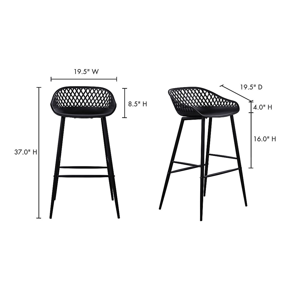 Belcross Black Black,Colors Outdoor Barstool | Rooms to Go