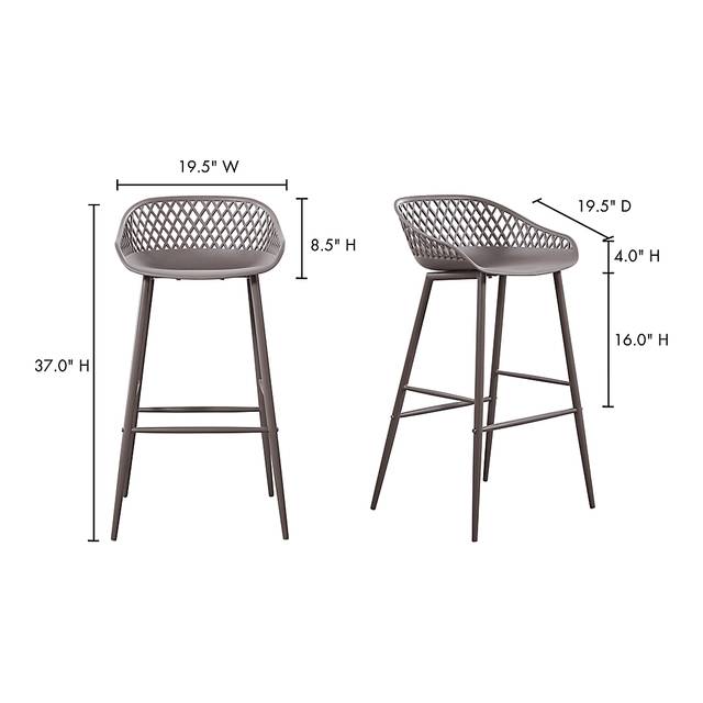 Belcross Gray Outdoor Barstool - Thumbnail - Image 7