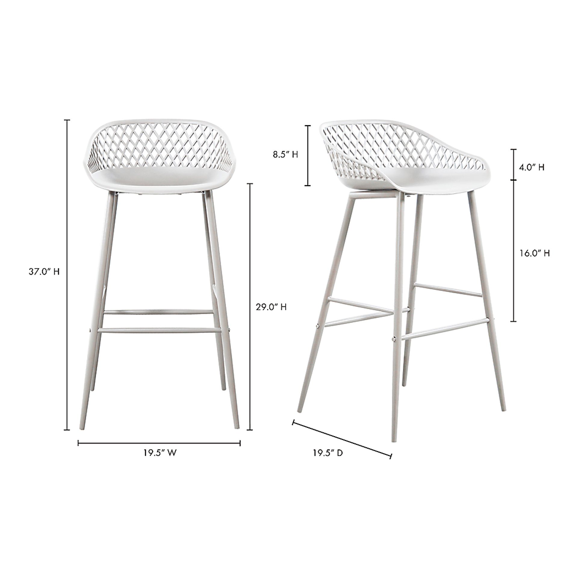 Belcross White Outdoor Barstool, Set of 2 - Image 7