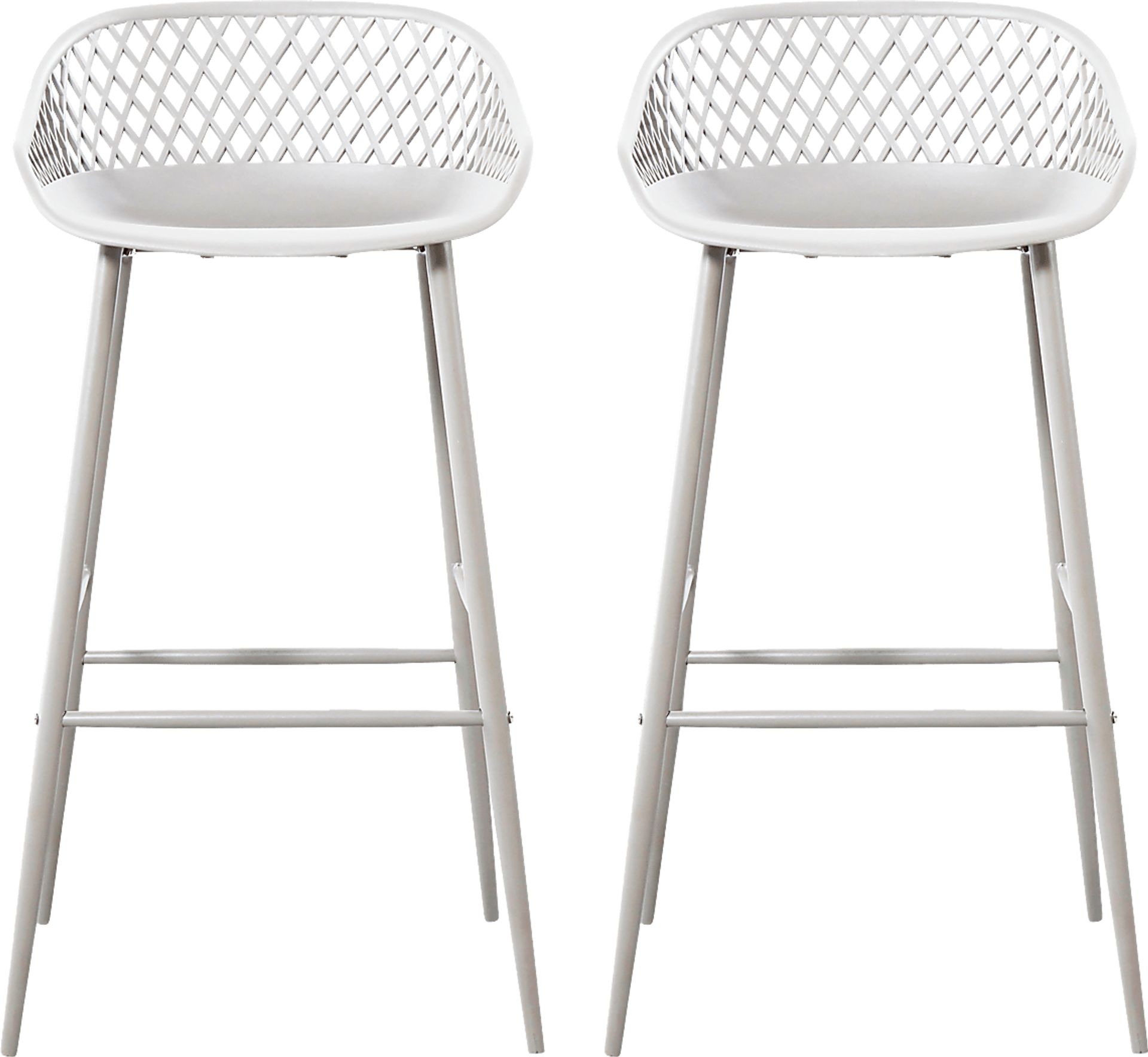 Belcross White Outdoor Barstool, Set of 2 - Image 1