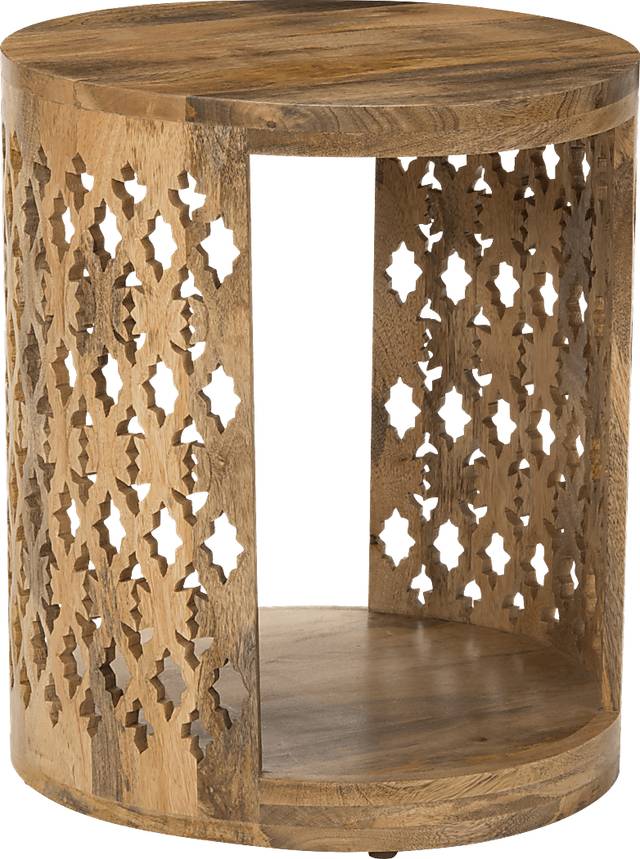Beldale Natural Accent Table - Thumbnail - Image 1