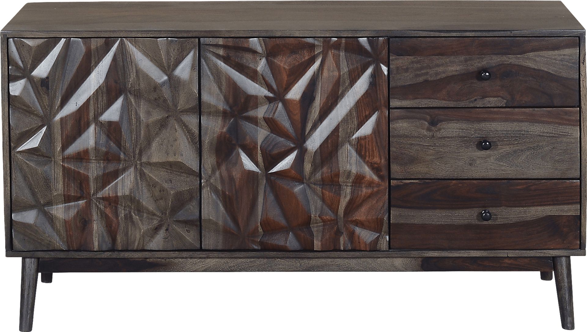 Beldart Brown Credenza - Image 3