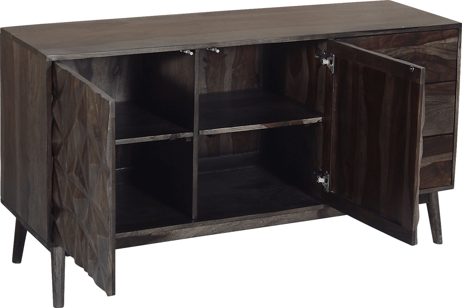Beldart Brown Credenza - Image 4
