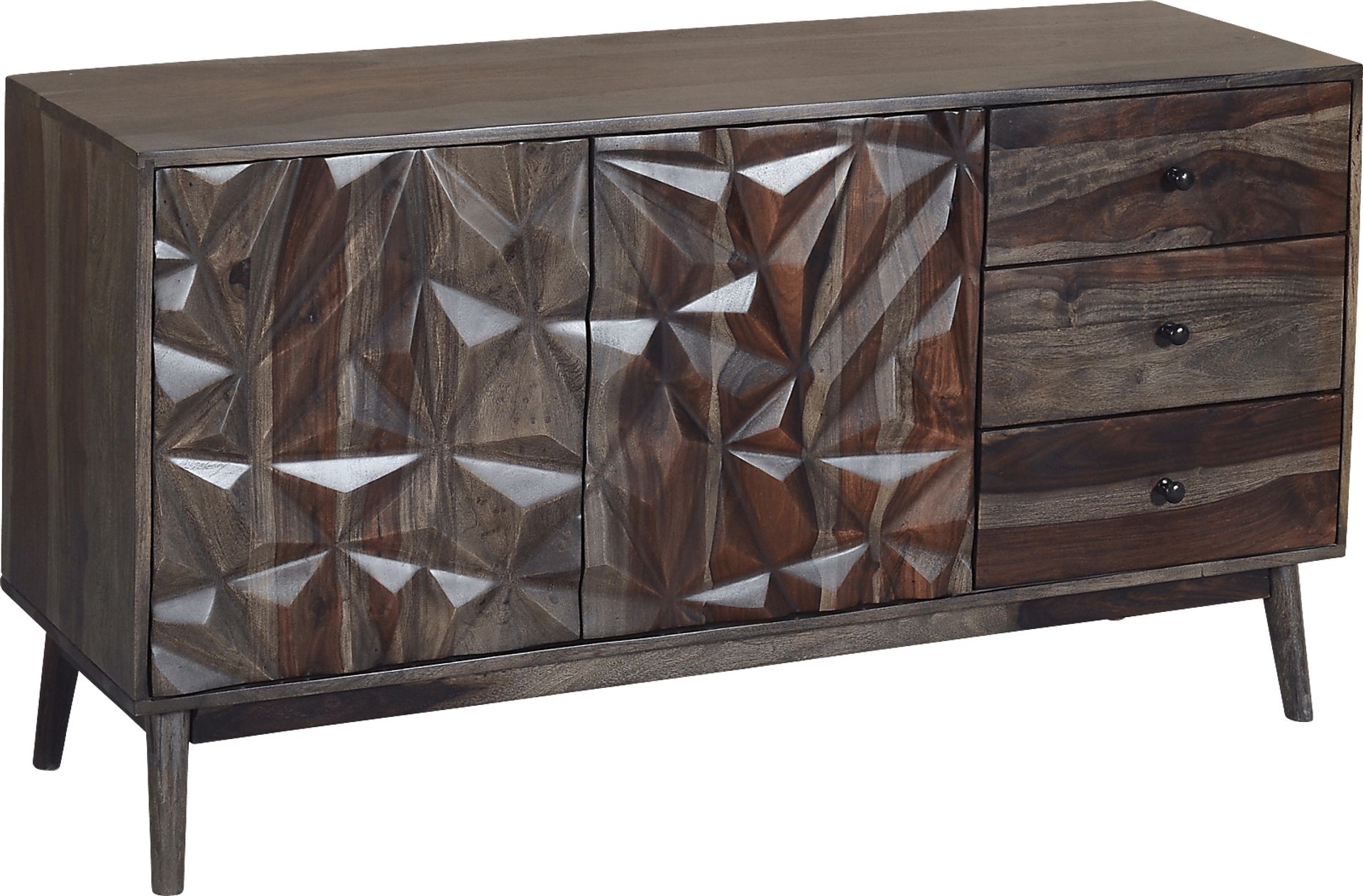 Beldart Brown Credenza - Image 1